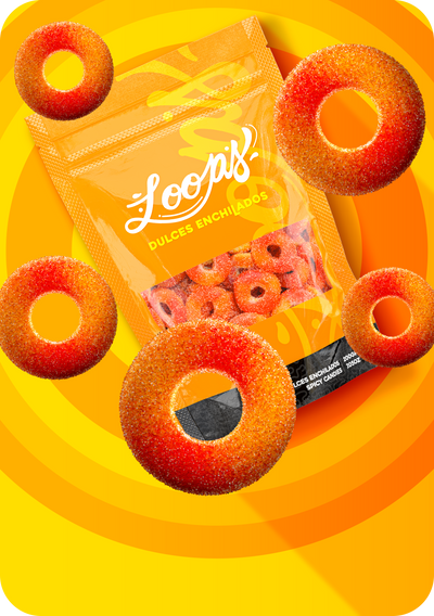 ARITOS DE DURAZNO - Vista alternativa